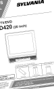 SYLVANIA SRTD420 Owner's Manual