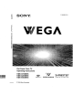 SONY WEGA KDE-37XS955 Operating Instructions Manual