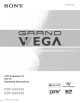 SONY Grand WEGA KDF-E55A20 Operating Instructions Manual