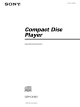 SONY CDP-CX455 Operating Instructions Manual