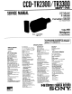 SONY Handycam CCD-TR2300 Service Manual