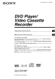 SONY SLV-D370P Operating Instructions Manual