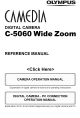 OLYMPUS CAMEDIA C-5060 wide zoom Reference Manual