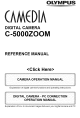 OLYMPUS CAMEDIA C-5000 Zoom Reference Manual