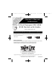 Tripp Lite B004-DUA2-K-R Owner's Manual Addendum