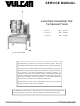 Vulcan-Hart K12ETT ML-136068 Service Manual