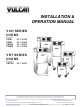 Vulcan-Hart VCH16 ML-126367 Installation & Operation Manual