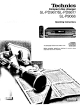Technics SL-PD967 Operating Instructions Manual