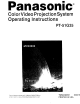 PANASONIC PT-51G35 Operating Instructions Manual