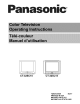 PANASONIC CT-32SL15 Operating Instructions Manual