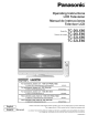 PANASONIC TC-26LX60 Operating Instructions Manual