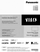 PANASONIC Viera TC-P46G25 Operating Instructions Manual