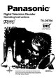 PANASONIC TU-DST50 Operating Instructions Manual