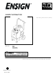 Windsor ENSIGN E50 10070090 Operating Instructions Manual