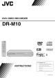 JVC DR-M10 Instructions Manual