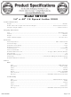 South bend SB1039 Product Specifications