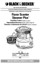 Black & Decker FlavorScenter SteamerPlus HS900 Use And Care Book Manual