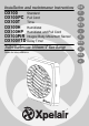 Xpelair DX100HP Installation And Maintenance Instructions Manual