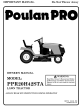 Poulan Pro PPR20H42STA Owner's Manual