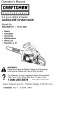 CRAFTSMAN 358.362181 Operator's Manual