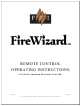 FPI FireWizard Operation Instructions Manual