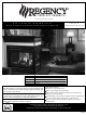Regency P121-NG1 Owners & Installation Manual