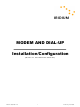 Iridium MODEM AND DIAL-UP Installation &  Configuration Manual