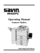 Savin 9940DPC Scanner Reference