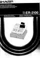 Sharp ER-2100 Operation Manual