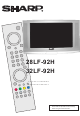 Sharp 28LF-92H Operation Manual