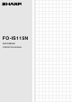 Sharp FO-IS115N Operation Manual