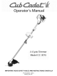 Cub Cadet CC 3075 Operator's Manual