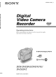 SONY Handycam DCR-DVD101E Operating Instructions Manual
