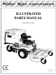 Walker MS (13 HP Illustrated Parts Manual