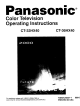 PANASONIC CT-36HX40 Operating Instructions Manual