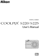 NIKON Coolpix S225 User Manual
