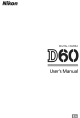 NIKON D60 User Manual