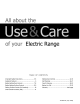 Electrolux Electric Range Use & Care Manual