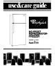 Whirlpool ETL8VK Use & Care Manual