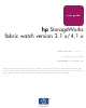 HP StorageWorks MSA 2/8 - SAN Switch User Manual