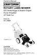 CRAFTSMAN 917.376801 Owner's Manual