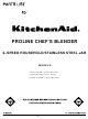 KitchenAid KPCB348SOB1 Parts List
