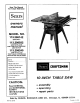 CRAFTSMAN 113.298032 Owner's Manual