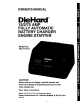 DieHard 200.713121 Owner's Manual