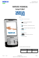 Nokia 6500 SLIDE RM-240 Service Manual