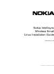 Nokia Intellisync Wireless Email 9.2 Installation Manual