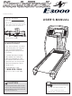 NordicTrack E3000 User Manual