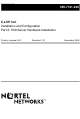 Nortel CALLPILOT Installation And Configuration Manual