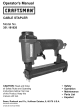 CRAFTSMAN 351.181820 Operator's Manual