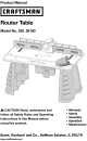 CRAFTSMAN 320.28160 Product Manual